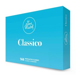 Love Match Classico - prezerwatywy klasyczne, 144 sztuki, optymalna lubrykacja