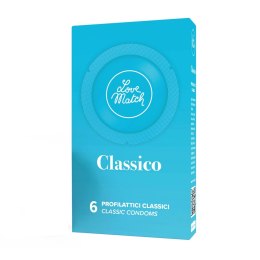 Love Match Classico prezerwatywy klasyczne 6 szt. optymalny komfort