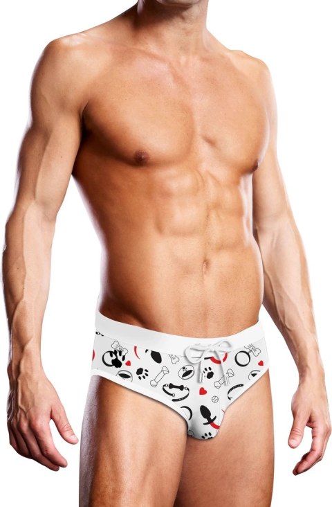 Prowler GAYWATCH M - męskie kąpielowki figi, szybkoschnące, wzor Puppy Prowler GAYWATCH M - męskie kąpielowki figi, szybkoschnące, wzor Puppy