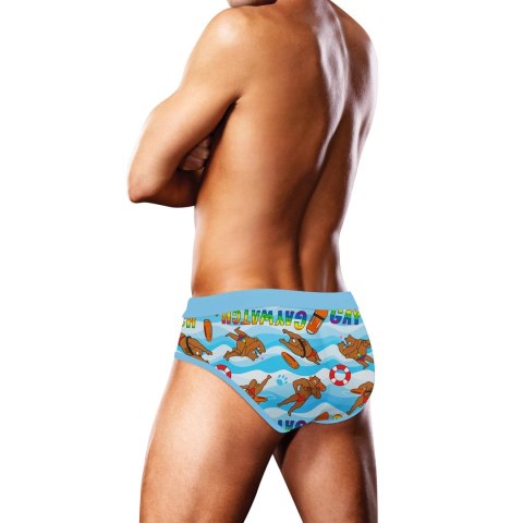 Prowler Gaywatch Bears figi kąpielowe męskie XL z nadrukiem plażowym Prowler Gaywatch Bears figi kąpielowe męskie XL z nadrukiem plażowym