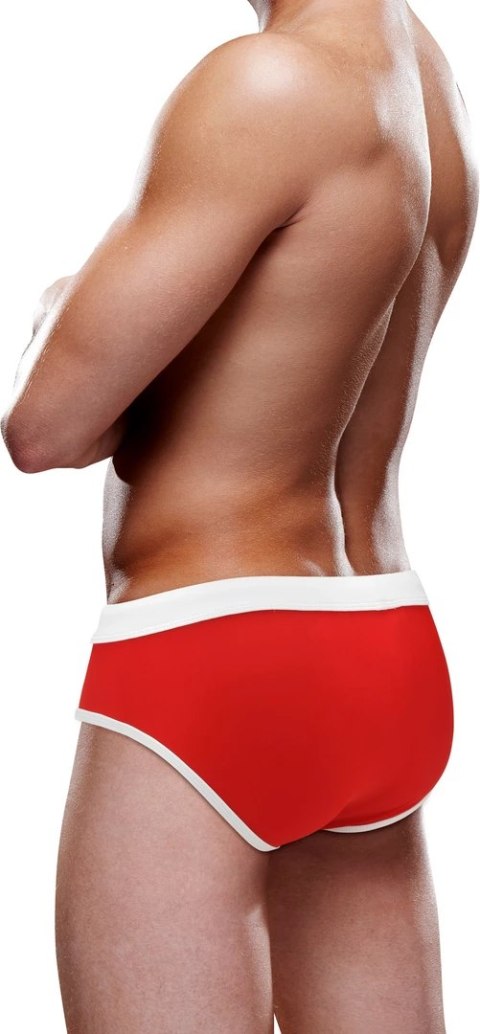Prowler Majtki męskie kąpielowe M białe wykończenia nylon/spandex Prowler Majtki męskie kąpielowe M białe wykończenia nylon/spandex