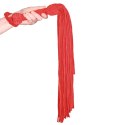 Prowler RED Leather Suede - elegancki pejcz zamszowy, czerwony