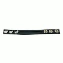 Prowler Red Pasek regulowany skorzany z trzema zatrzaskami 21,5 cm