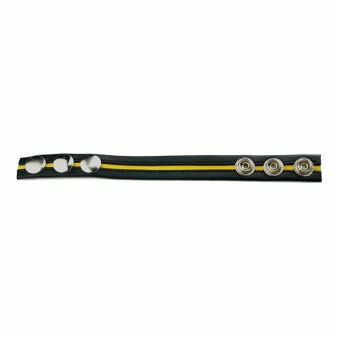 Prowler Red pasek regulowany z zatrzaskami, skora, czarno-czerwony 21,5 cm Prowler Red pasek regulowany z zatrzaskami, skora, czarno-czerwony 21,5 cm