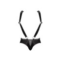 Male Power LXL Jockstrap z szelkami i metalowymi elementami czarny