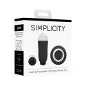 Simplicity Jayden - Podwojny wibrator z pilotem, silikonowy, IPX5