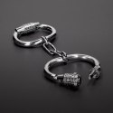 Steel Kajdanki stalowe z zamkiem szyfrowym, kod 1214