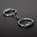 Steel Kajdanki stalowe z zamkiem szyfrowym, kod 1214