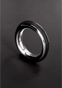 Steel Model 40 mm - stalowy pierścień anatomiczny z kolorowym akcentem