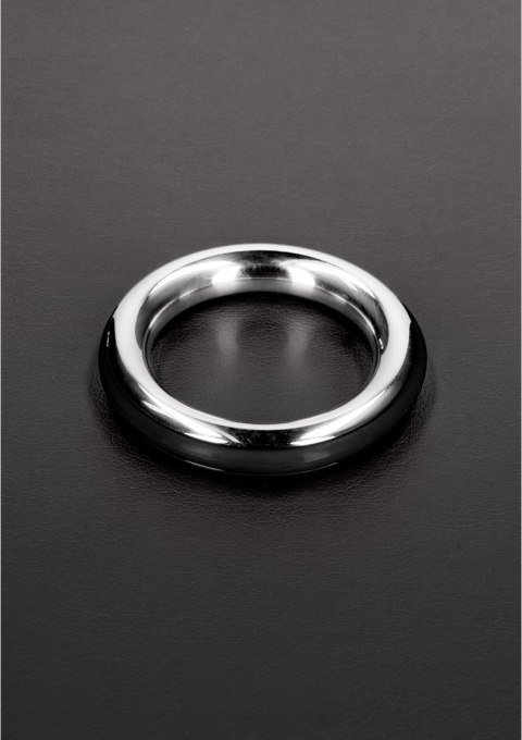 Steel Model 40 mm - stalowy pierścień anatomiczny z kolorowym akcentem Steel Model 40 mm - stalowy pierścień anatomiczny z kolorowym akcentem