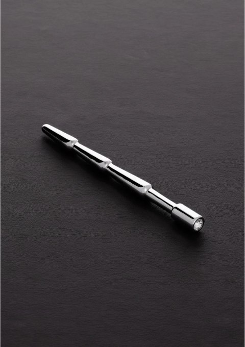 Steel Plug z kolorowym kryształem - stal nierdzewna, elegancki design Steel Plug z kolorowym kryształem - stal nierdzewna, elegancki design