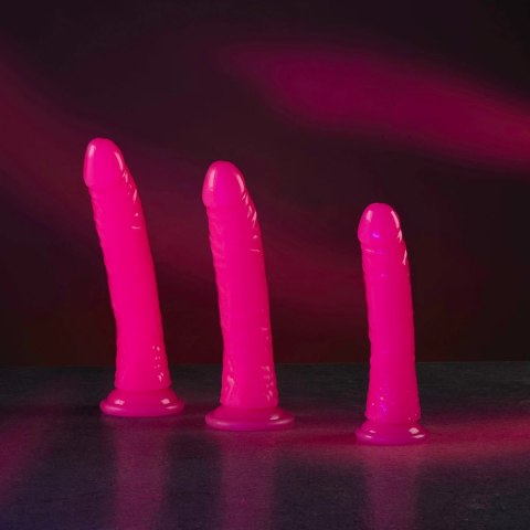 RealRock Glow in the Dark 20 cm - Model z przyssawką, świecący RealRock Glow in the Dark 20 cm - Model z przyssawką, świecący