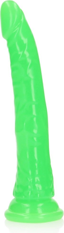 RealRock Glow in the Dark model 22,5 cm z przyssawką - jasny zielony RealRock Glow in the Dark model 22,5 cm z przyssawką - jasny zielony