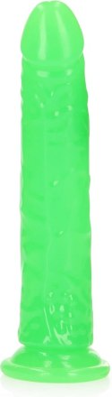 RealRock Glow in the Dark model 22,5 cm z przyssawką - jasny zielony