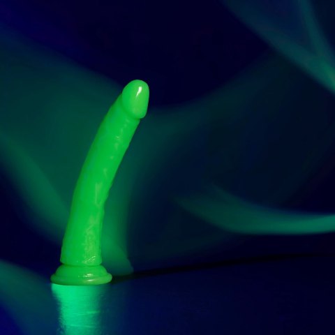 RealRock Glow in the Dark model 22,5 cm z przyssawką - jasny zielony RealRock Glow in the Dark model 22,5 cm z przyssawką - jasny zielony