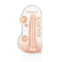 RealRock Model 20 cm - anatomiczny kształt z wypukłą teksturą, beżowy