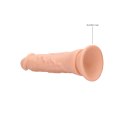 RealRock Model 23 cm - Anatomiczny model z wypukłą powierzchnią, TPE