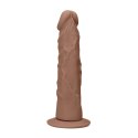 RealRock Model 23 cm - anatomiczny system z wypukłą teksturą Skin TPE