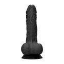 RealRock Model 25 cm - anatomiczny, elastyczny, z przyssawką
