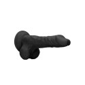 RealRock Model 25 cm - anatomiczny, elastyczny, z przyssawką