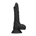 RealRock Model 25 cm - anatomiczny, elastyczny, z przyssawką