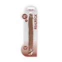 RealRock Model Double Curve 36cm - elastyczny anatomiczny kształt Skin TPE
