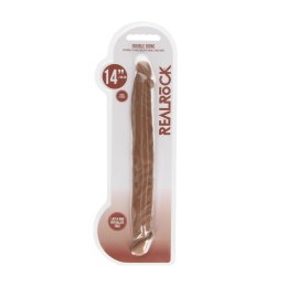 RealRock Model Double Curve 36cm - elastyczny anatomiczny kształt Skin TPE