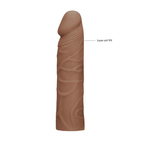 RealRock Nakładka intymna Skin TPE 17 cm - anatomiczny model RealRock Nakładka intymna Skin TPE 17 cm - anatomiczny model