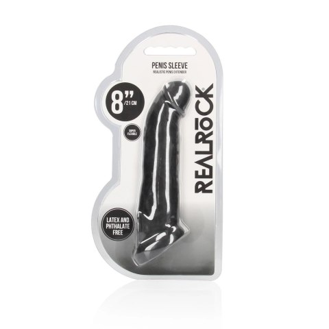RealRock Nakładka intymna Skin TPE 20 cm, naturalny kolor RealRock Nakładka intymna Skin TPE 20 cm, naturalny kolor