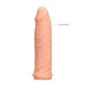 RealRock Nakładka powiększająca 16 cm Skin TPE naturalny kolor