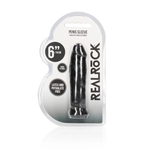 RealRock Nakładka powiększająca, Skin TPE, 16 cm, anatomiczny kształt RealRock Nakładka powiększająca, Skin TPE, 16 cm, anatomiczny kształt