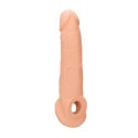 RealRock Nakładka powiększająca Skin TPE 23 cm naturalny kolor