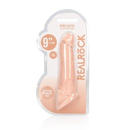 RealRock Nakładka powiększająca Skin TPE 23 cm naturalny kolor
