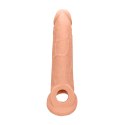 RealRock Nakładka powiększająca Skin TPE 23 cm naturalny kolor