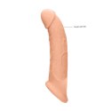 RealRock Nakładka powiększająca Skin TPE 23 cm naturalny kolor