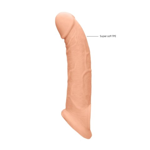 RealRock Nakładka powiększająca Skin TPE 23 cm naturalny kolor RealRock Nakładka powiększająca Skin TPE 23 cm naturalny kolor