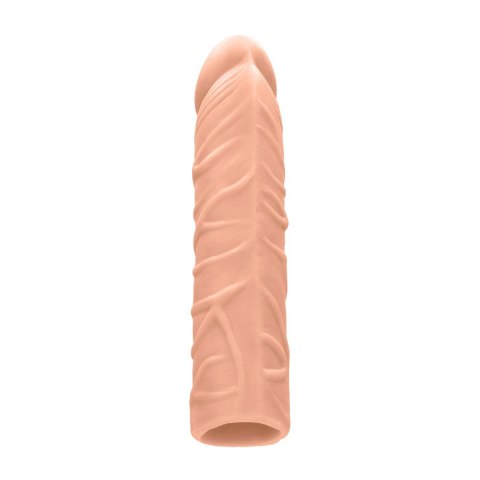 RealRock Nakładka wydłużająca model 17 cm Skin TPE bez ftalanow RealRock Nakładka wydłużająca model 17 cm Skin TPE bez ftalanow