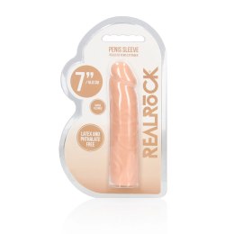 RealRock Nakładka wydłużająca model 17 cm Skin TPE bez ftalanow