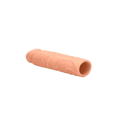 RealRock Nakładka wydłużająca model 17 cm Skin TPE bez ftalanow RealRock Nakładka wydłużająca model 17 cm Skin TPE bez ftalanow