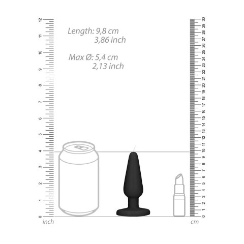 S-Line by Shots świeca dekoracyjna w formie korka, czarna, 13 cm S-Line by Shots świeca dekoracyjna w formie korka, czarna, 13 cm