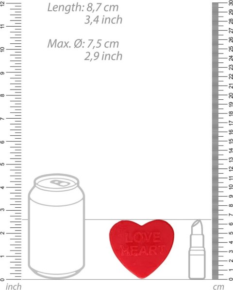 Shots S-Line Mydło Serce o Zapachu Roży 35g - Dekoracyjne do Kąpieli Shots S-Line Mydło Serce o Zapachu Roży 35g - Dekoracyjne do Kąpieli