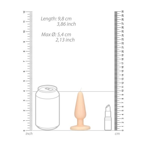 Shots S-Line świeca dekoracyjna w kształcie korka, kolor czarny Shots S-Line świeca dekoracyjna w kształcie korka, kolor czarny