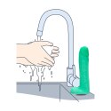 Shots S-line Mydło świecące w ciemności z ozdobną podstawą 18 cm