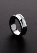 Shots Steel Power Ring stalowy pierścień intymny anatomiczny 15x55mm