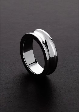 Shots Steel Power Ring stalowy pierścień intymny anatomiczny 15x55mm
