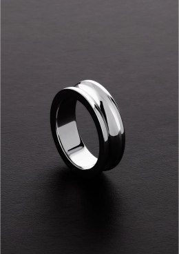 Shots Steel Ring stalowy pierścień intymny zaokrąglone rogi 15x45mm