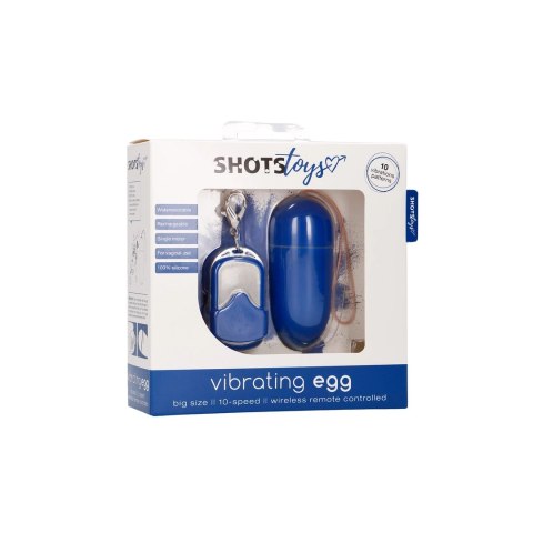 Shots Toys Wibrujące Jajeczko L - 10 Trybow, Pilot Bezprzewodowy Shots Toys Wibrujące Jajeczko L - 10 Trybow, Pilot Bezprzewodowy