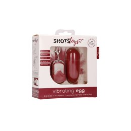 Shots Toys Wibrujące Jajeczko L 10 Trybow z Pilotem Bezprzewodowym
