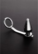 Steel C-Ring Model 2 - Pierścień stalowy z łącznikiem i korkiem 50x100mm