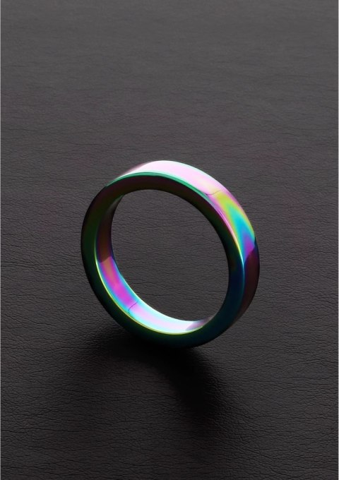 Steel - Pierścień płaski Rainbow stal nierdzewna 45 mm Steel - Pierścień płaski Rainbow stal nierdzewna 45 mm